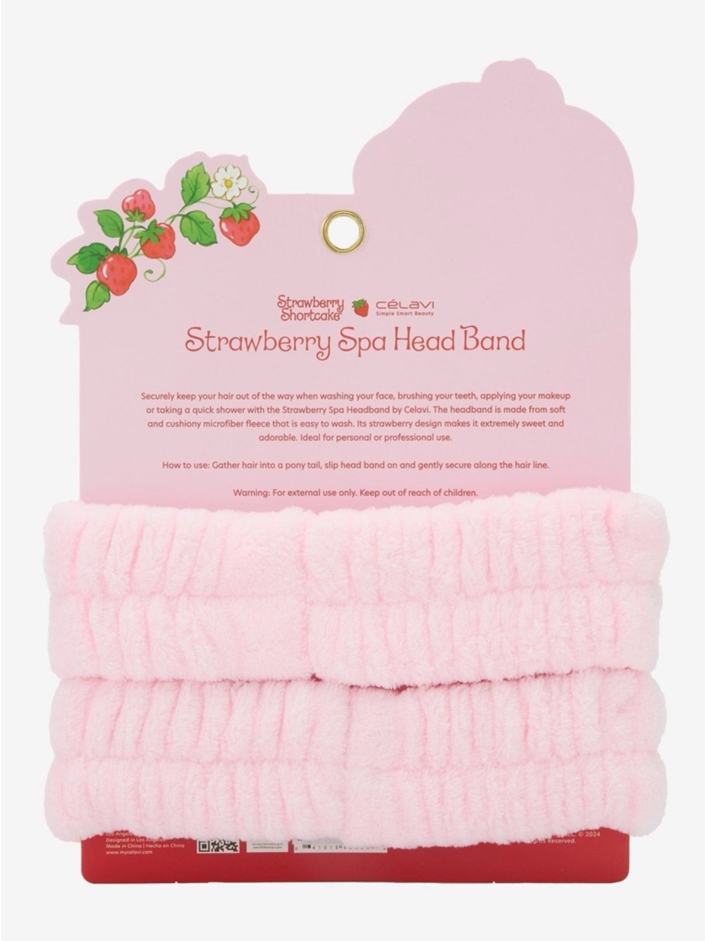 STRAWBERRY SHORTCAKE SPA HEADBAND - Picture 2 of 3